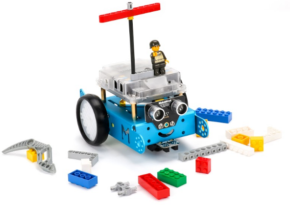 mbot with lego attachments