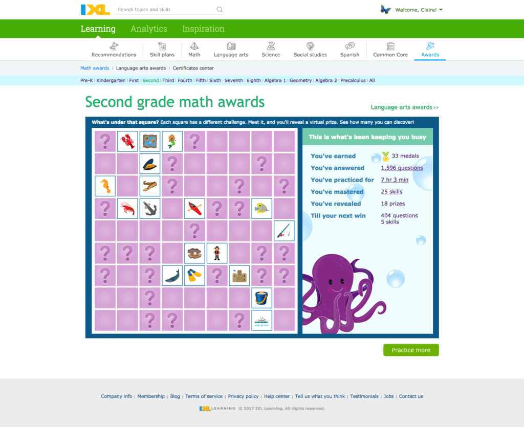 Ixl Answer Key 7th Grade