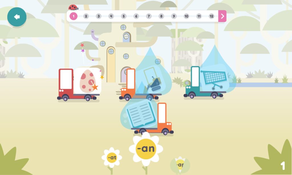 hooked on phonics lesson screen