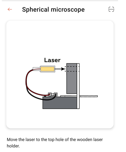 screenshot of mel science physics kit experiment instructions