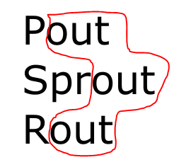 example of sequential spelling vertical learning