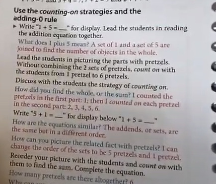 picture of bju math teacher's guide demonstrating how it teaches strategies and concepts
