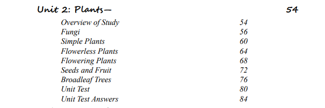 screenshot of unit study in elemental science