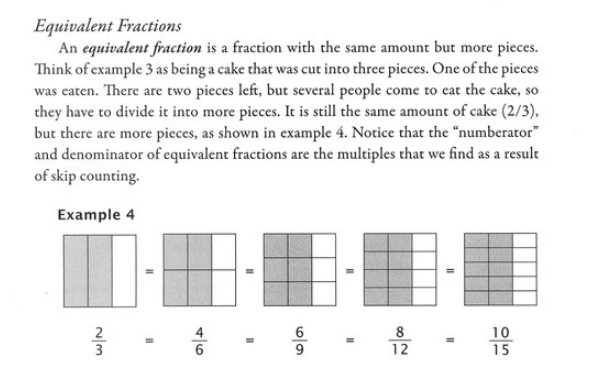 picture of instruction from math u see