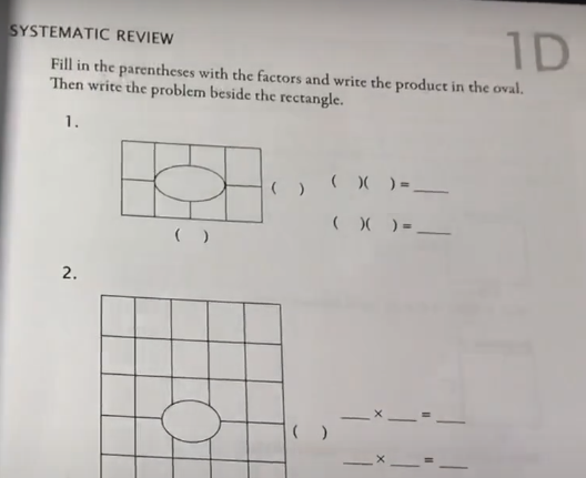 picture of math u see systematic review exercise