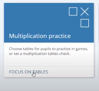 screenshot of sumdog topic selection for parents