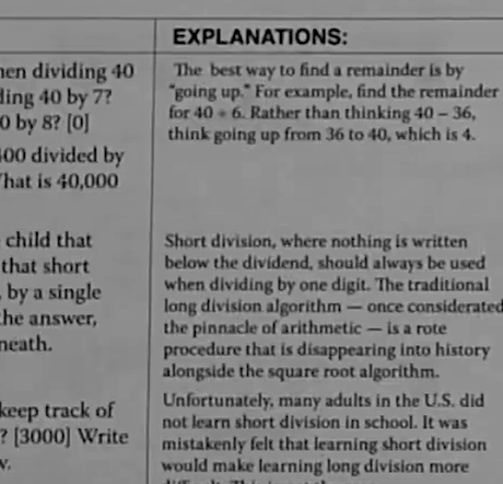 picture of rightstart math textbook explanation for parents