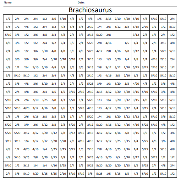 Color By Number Square Worksheets