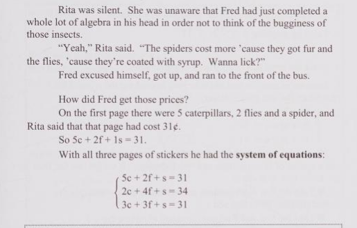 picture of life of fred math book teaching advanced algebra