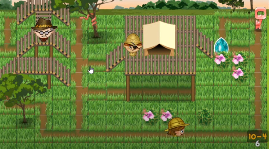 screenshot of game in time4mathfacts