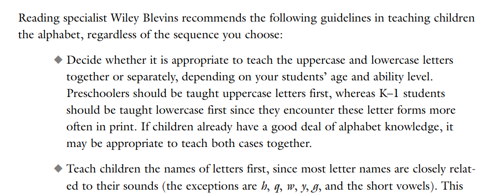 picture example of advice given in alphatales teaching guide that can be useful for parents