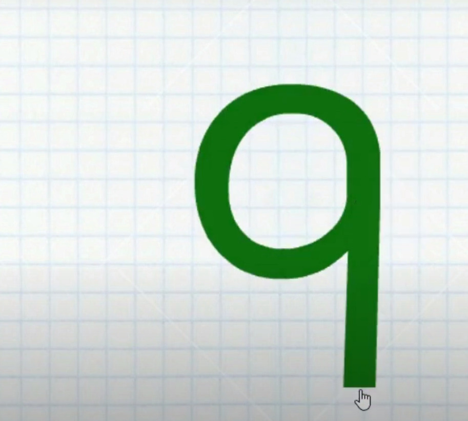 screenshot of lesson activity in mathseeds where students draw the number nine