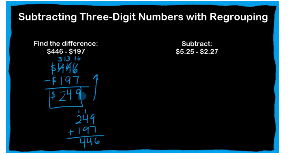 screenshot of my math assistant video lesson