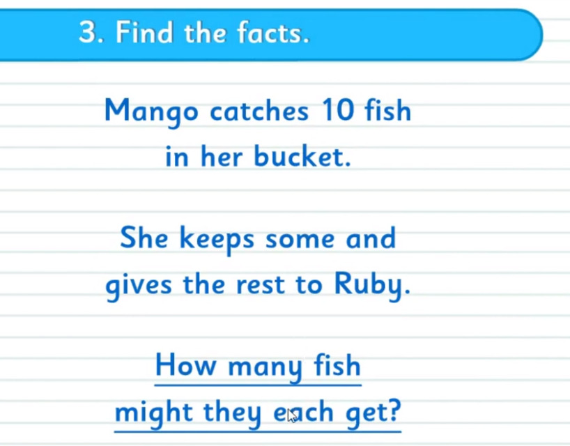 screenshot example of word problem practice in mathseeds