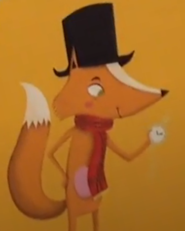 picture of fox suspect in outfoxed game showing whimsical illustration and style