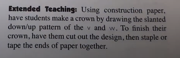 picture of extended teaching tips found in a reason for handwriting