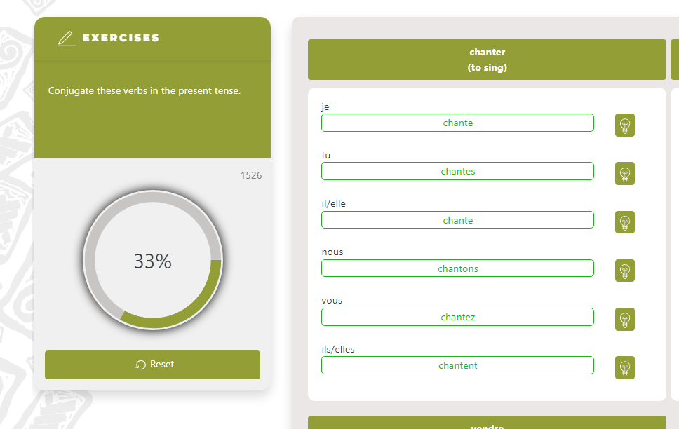 screenshot of real time progress tracking in breaking the barrier online edition