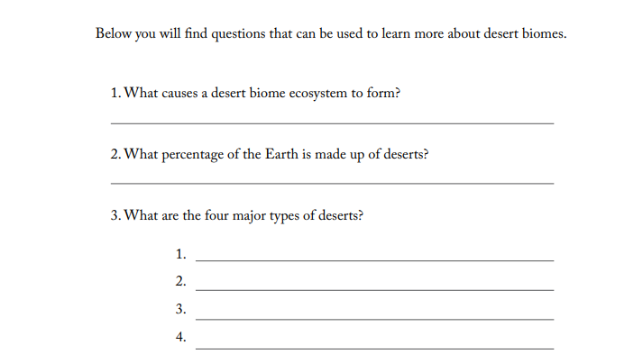 screenshot of questions found in five in a row manual